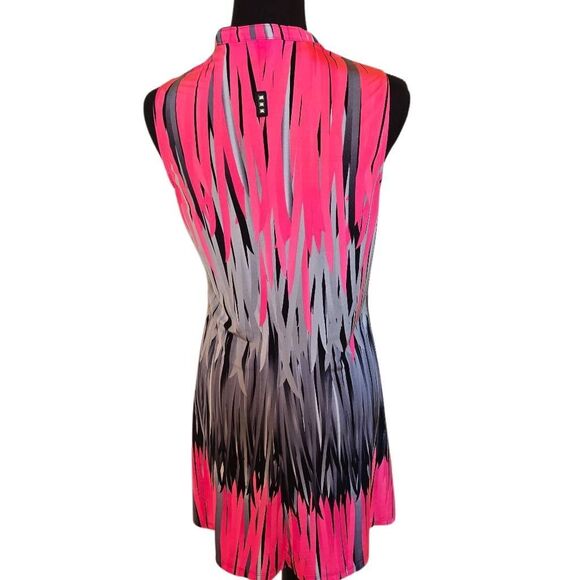 Jamie Sadock V-Neck Performance Stretch Sleeveless Golf Dress Multicolor Small - Picture 4 of 12